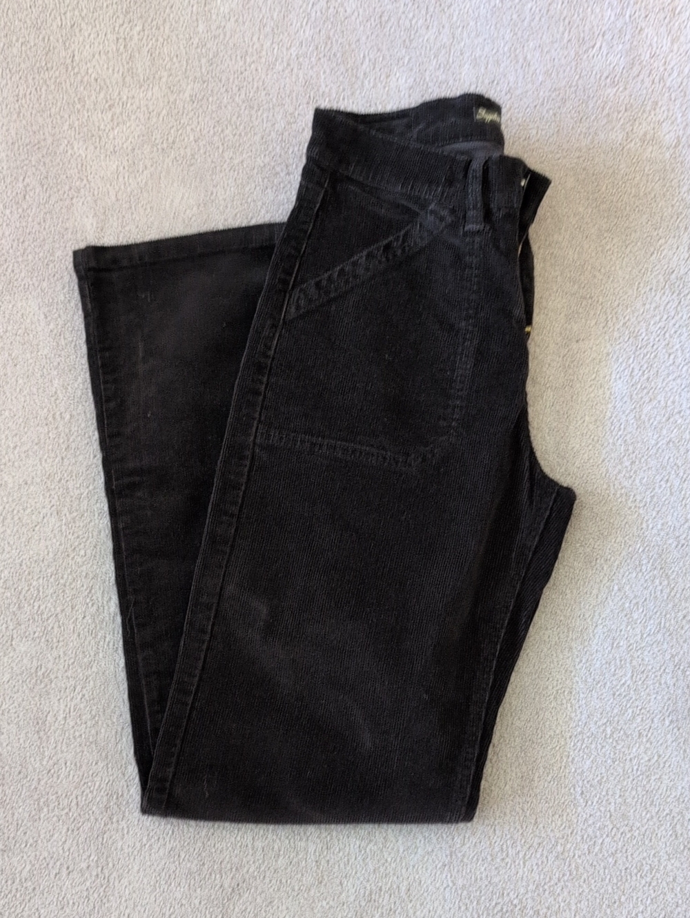 NWOT Supplies By Union Bay Black Marcie Corduroy Pants Size 0
